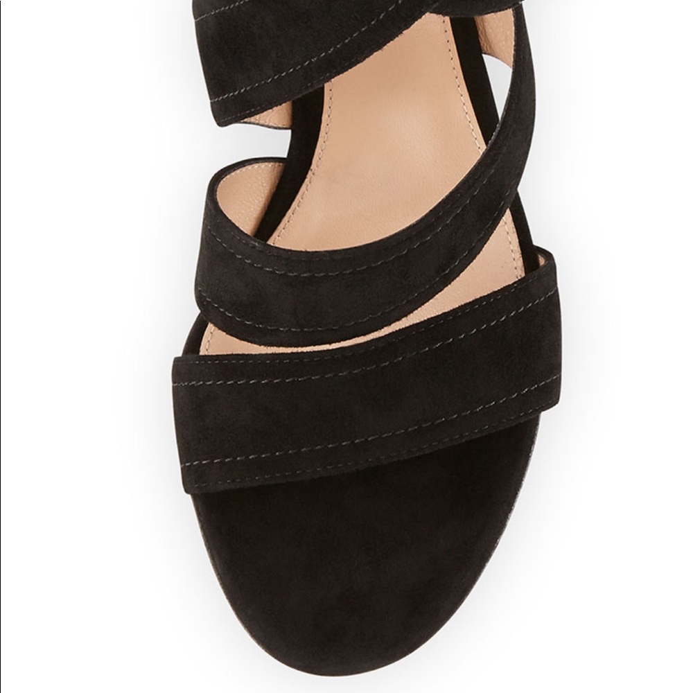 Gianvito Rossi Suede Wedge Sandal - Picture 4 of 7